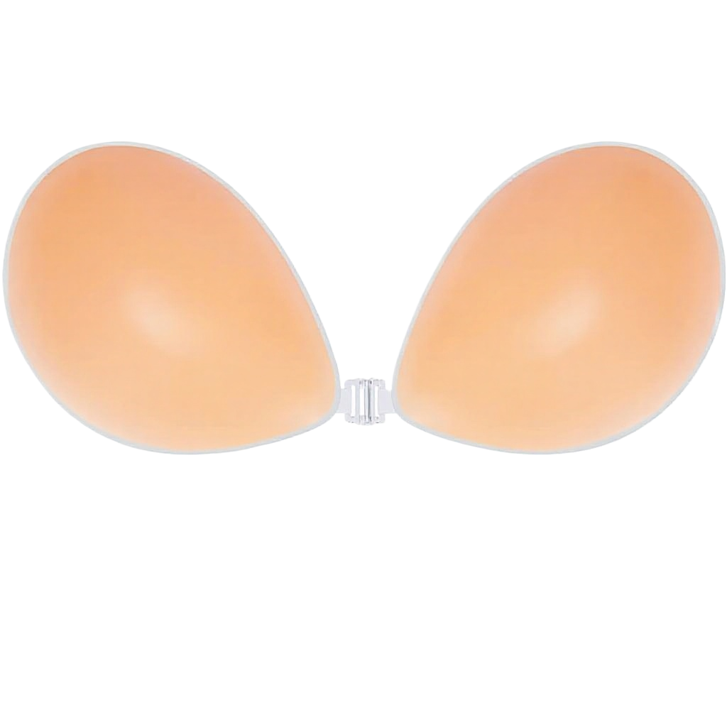 Strapless Bra Adhesive - Push-Up-BH ohne Bügel aus festem Silikon,